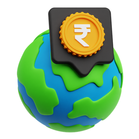 Global Money  3D Icon