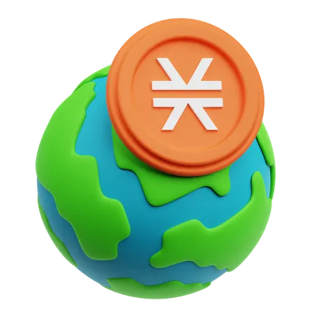 Global Money  3D Icon