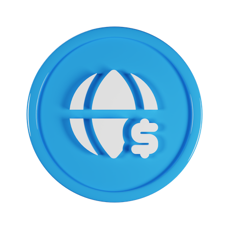 Global Money  3D Icon