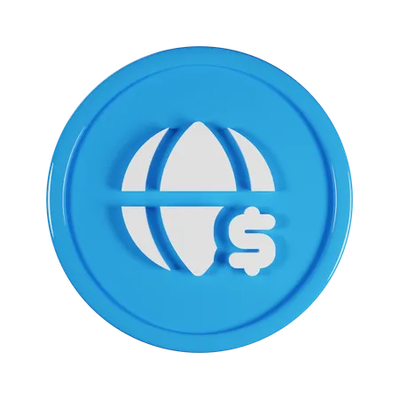 Global Money  3D Icon