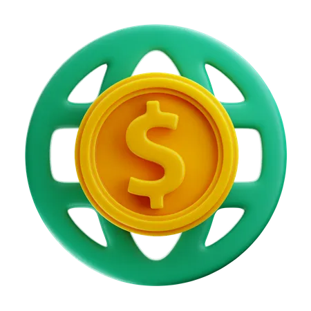 Global Money  3D Icon