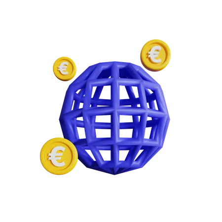 Global Money  3D Icon