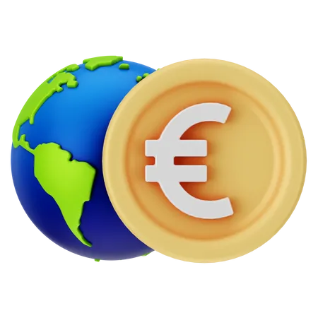 Global Money  3D Icon