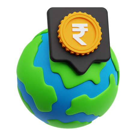 Global Money  3D Icon