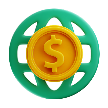 Global Money 3D Icon