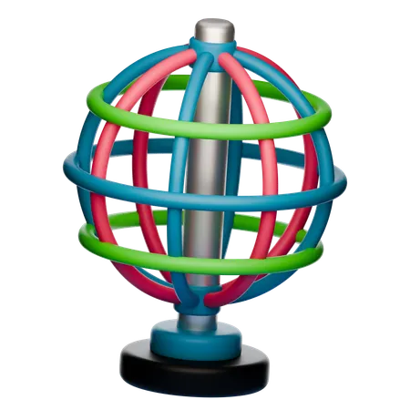Global Motion  3D Icon