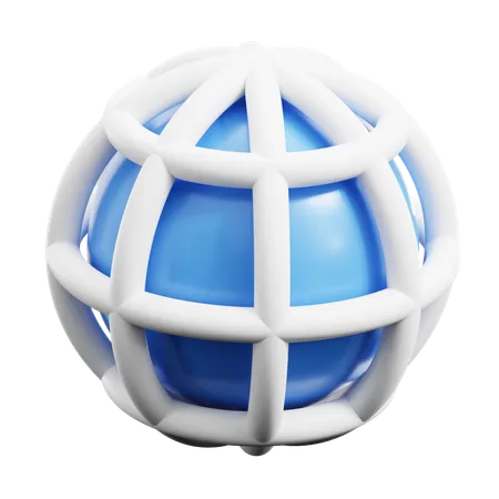 Global network  3D Icon