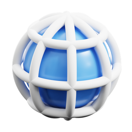 Global network  3D Icon