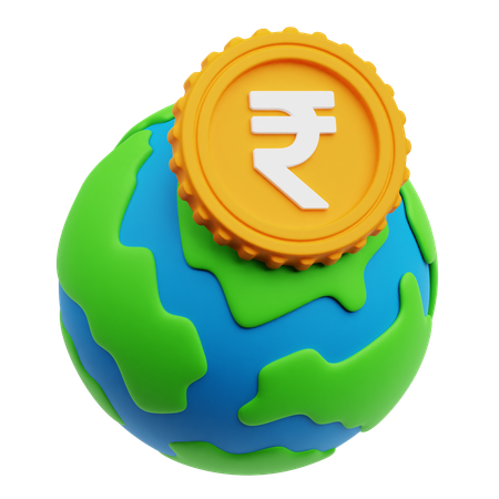 Global Network  3D Icon