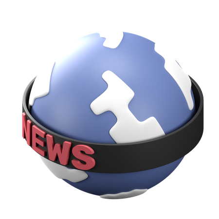 Global News  3D Icon