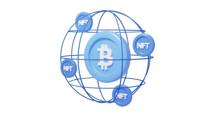 Global Nft  3D Icon