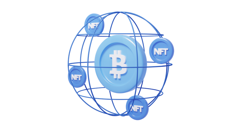 Global Nft 3D Icon