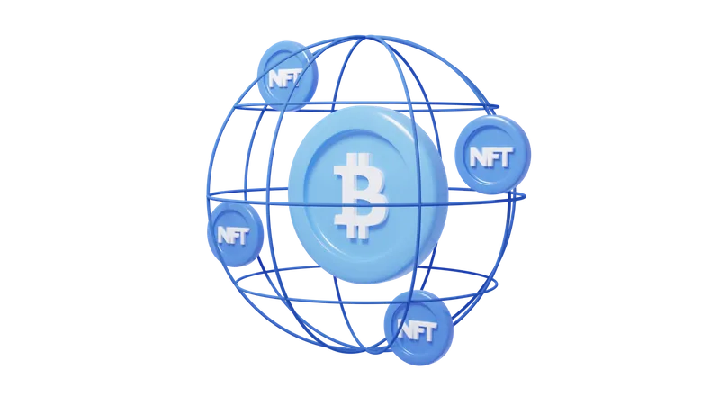 Global Nft  3D Icon