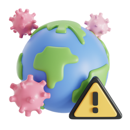 Global pandemic  3D Icon