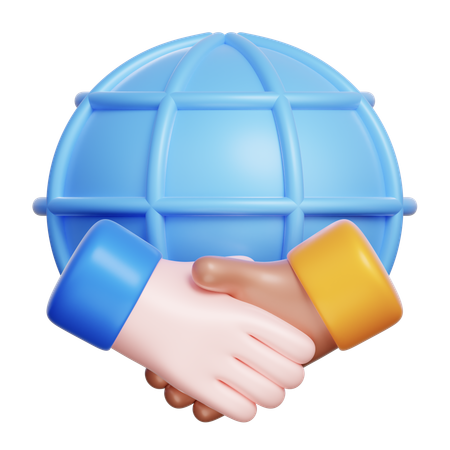 Global Partnership  3D Icon