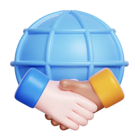 Global Partnership  3D Icon