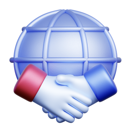 Global Partnership  3D Icon