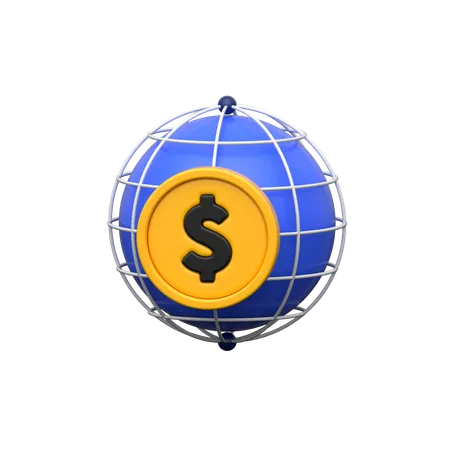 Global Payment  3D Icon