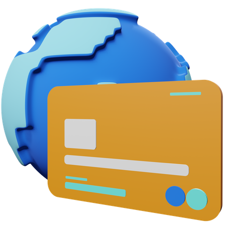 Global Payment  3D Icon