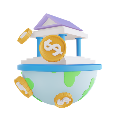 Global Payment  3D Icon