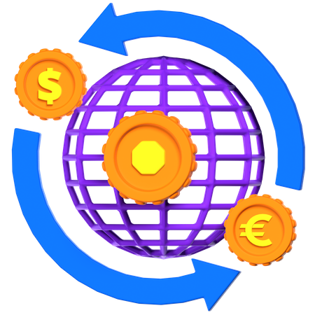 Global Payment  3D Icon