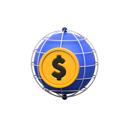 Global Payment  3D Icon