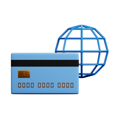 Global Payment 3D Illustration