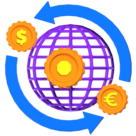 Global Payment 3D Icon
