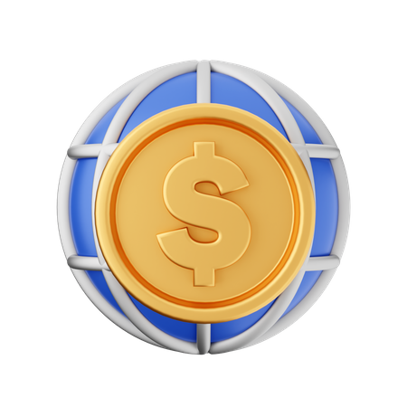 Global Payment  3D Icon