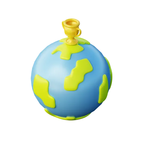 Global Ranking  3D Illustration