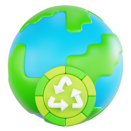 Global Recycling  3D Icon