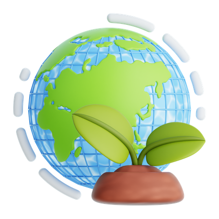 Global Recycling  3D Icon