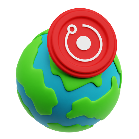 Global Render Token  3D Icon