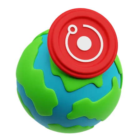 Global Render Token  3D Icon