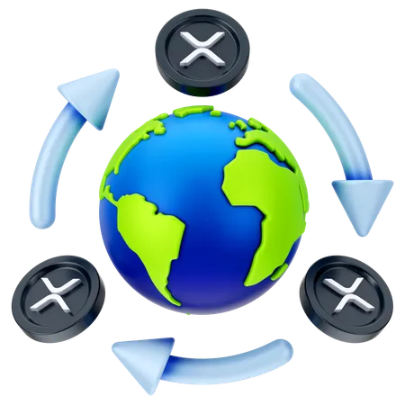 Global Ripple  3D Icon