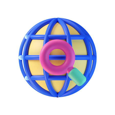 Global Search  3D Icon