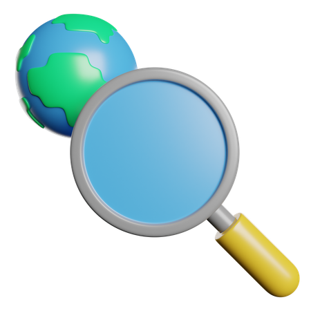 Global Search  3D Icon