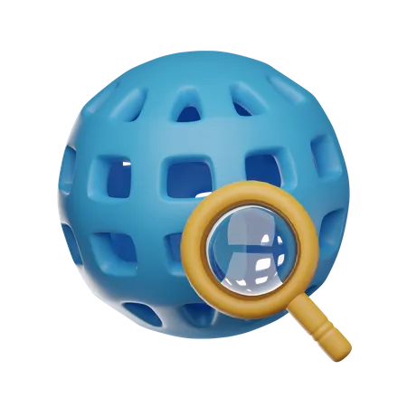 Global Search  3D Icon