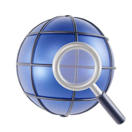 Global Search  3D Icon