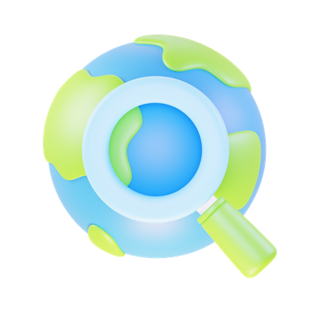 Global Search  3D Icon