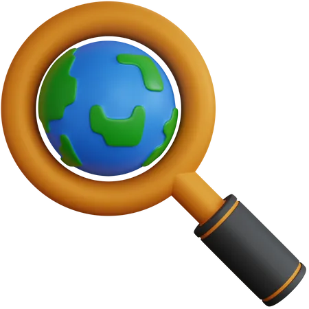 Global Search  3D Icon