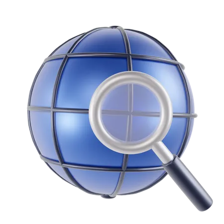 Search Technology 3 D Icon Set 3D Icon