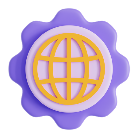 Global Setting  3D Icon