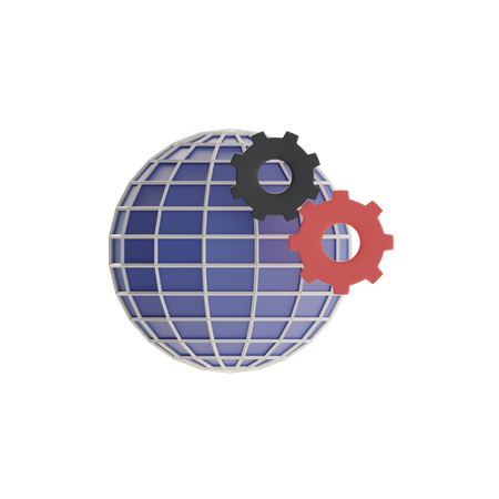 Global Setting  3D Icon