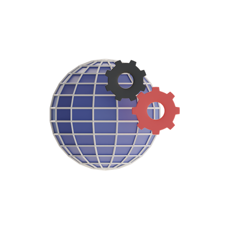 Global Setting  3D Icon