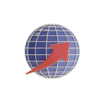 Global Shipping  3D Icon