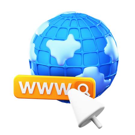 글로벌 사이트  3D Icon