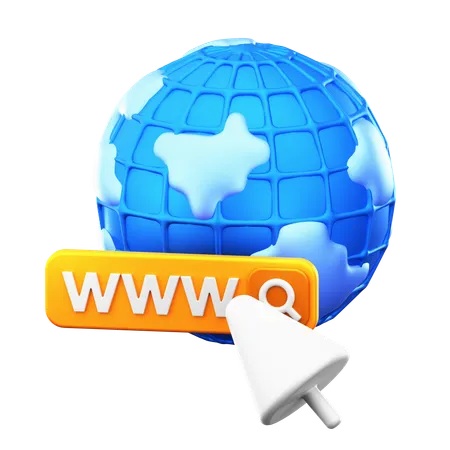 Global Site  3D Icon