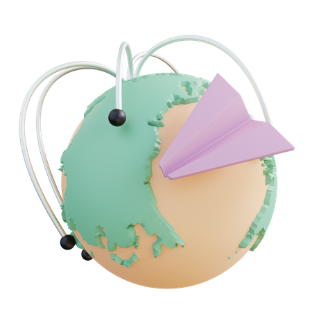 Global Site  3D Icon