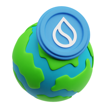 Global auf  3D Icon